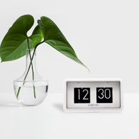 Flip Clock - Table or Wall Clock - 18x10x7cm