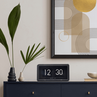 Flip Clock - Table or Wall Clock - 18x10x7cm