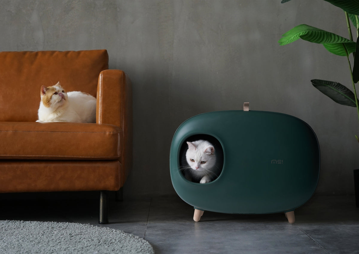 MakeSure kattenbak met lade - Groen - Design Prijs Winnaar!