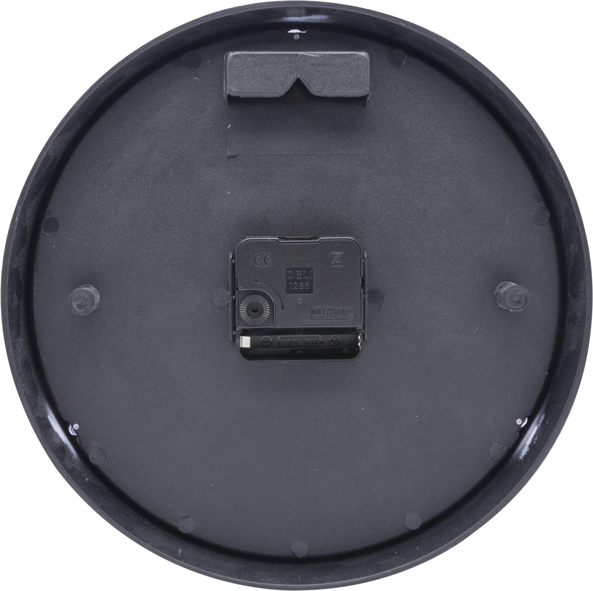 Wall clock - 26cm  - Plastic - 'Peter'