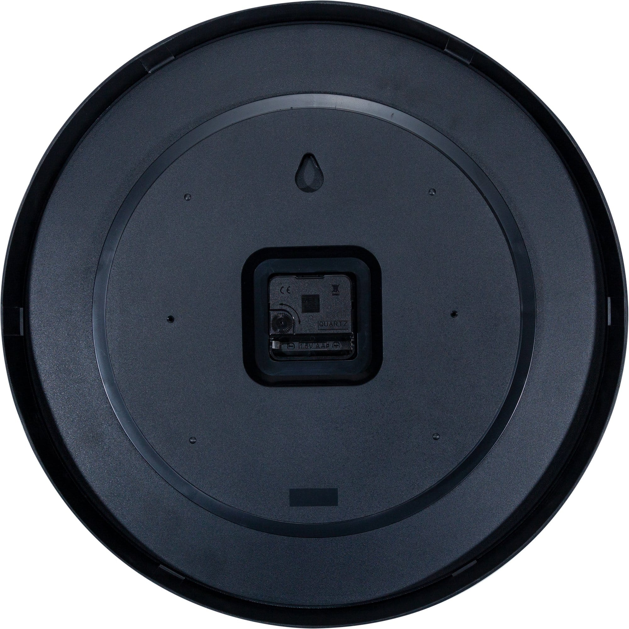 Wall clock -  40 cm - Plastic - 'Gray'