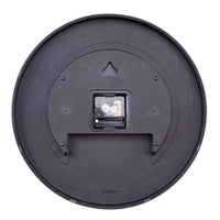 Wall Clock 35cm-Silent-Black/Multicolour-ABS- nXt 'Bit'