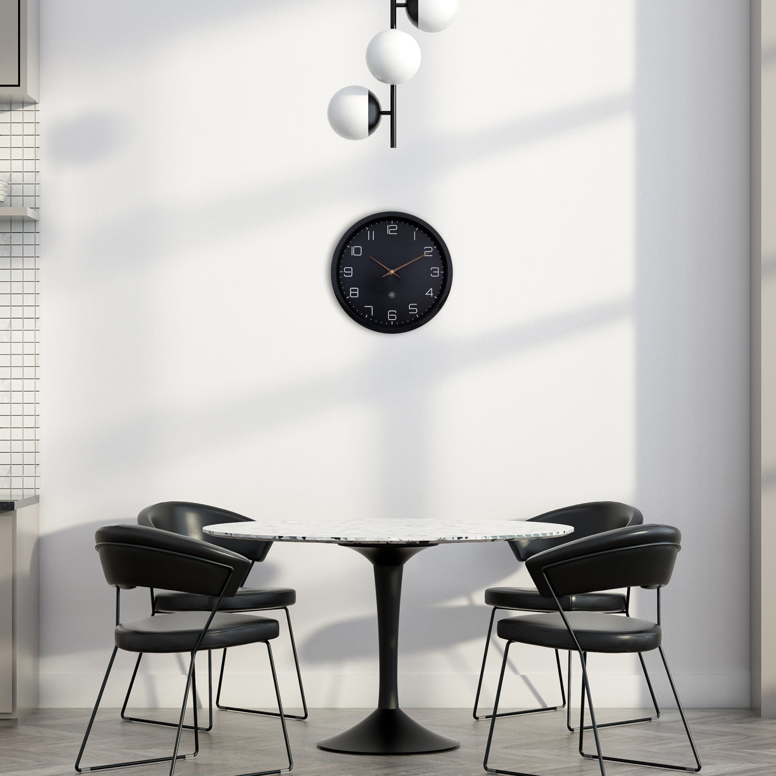 Wall Clock 30cm-Silent-Paper & Bioplastic-nXt 'Eco'