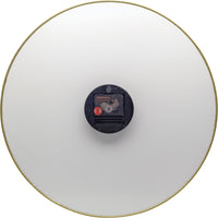 Wall clock -  40 cm - Glass / Metal - 'Marble'