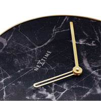 Wall clock -  40 cm - Glass / Metal - 'Marble'