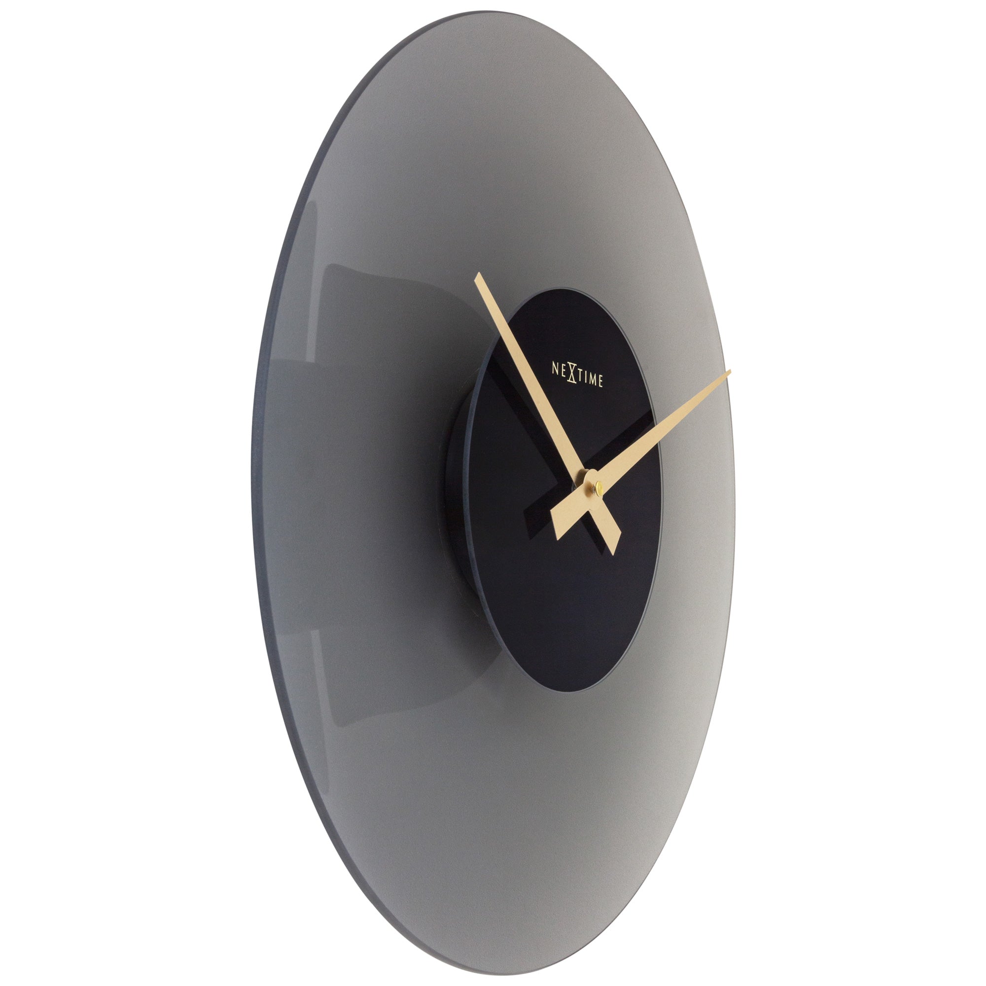 Wall Clock 40cm - Silent - Glass - "Float"