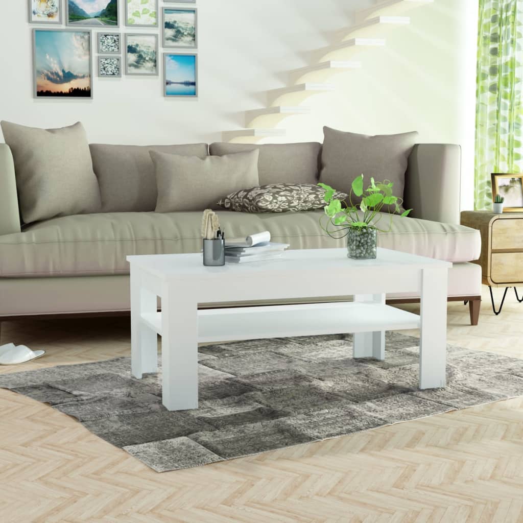 Salontafel 110X65X48 Cm Bewerkt Hout