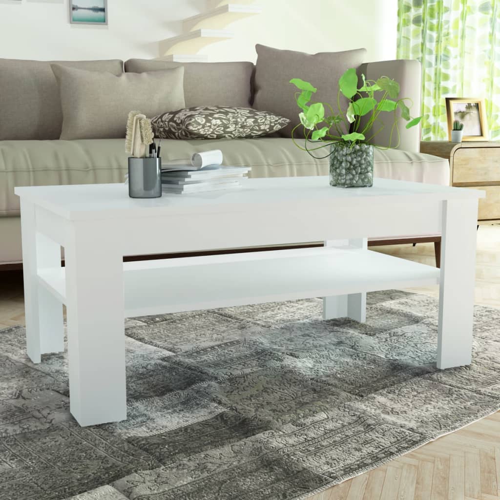 Salontafel 110X65X48 Cm Bewerkt Hout