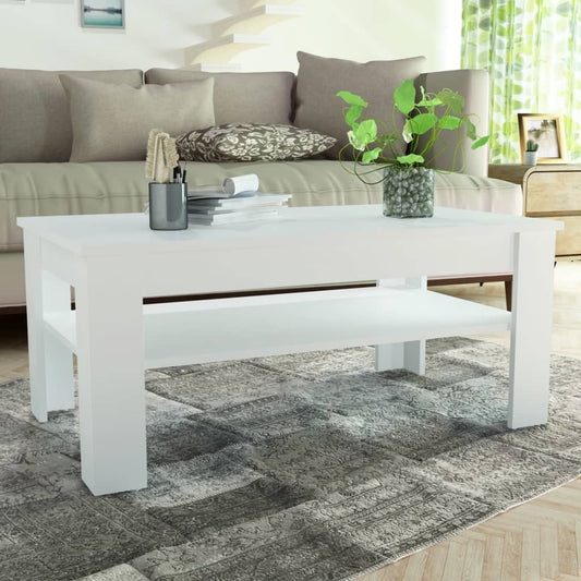 Salontafel 110X65X48 Cm Bewerkt Hout