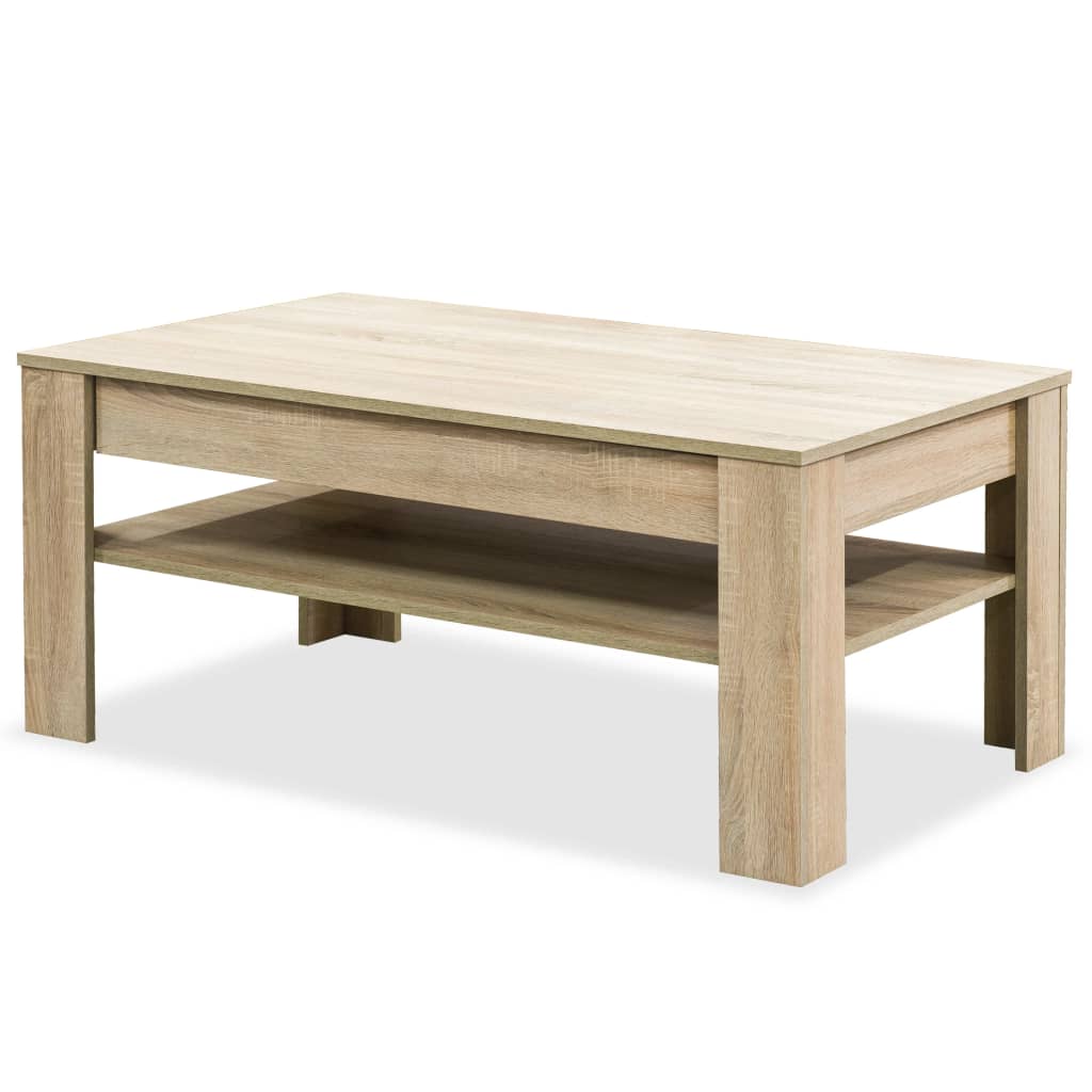 Salontafel 110X65X48 Cm Bewerkt Hout Kleur