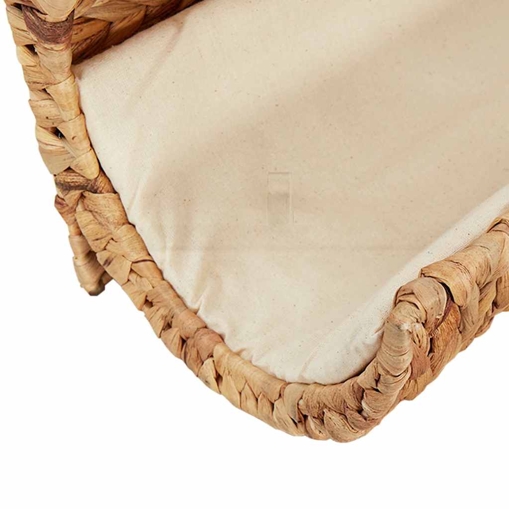 Kattenbed Met Kussen 37X20X20 Cm Waterhyacint