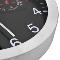 Wandklok Met Quartz-Mechanisme Hygrometer Thermometer 30 Cm