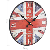 Wandklok Vintage Stijl Uk