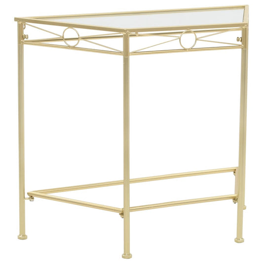 Bijzettafel In Vintage Stijl 87X34X73 Cm Metaal