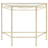 Bijzettafel In Vintage Stijl 87X34X73 Cm Metaal