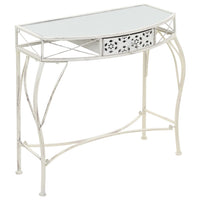 Bijzettafel Franse Stijl 82X39X76 Cm Metaal
