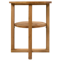 Bijzettafel 40X50 Cm Massief Eikenhout
