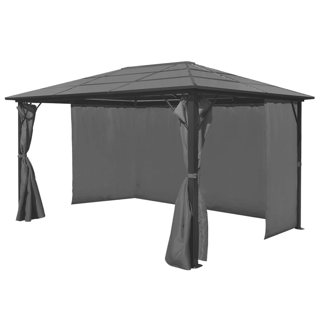 Prieel Met Gordijn Aluminium
