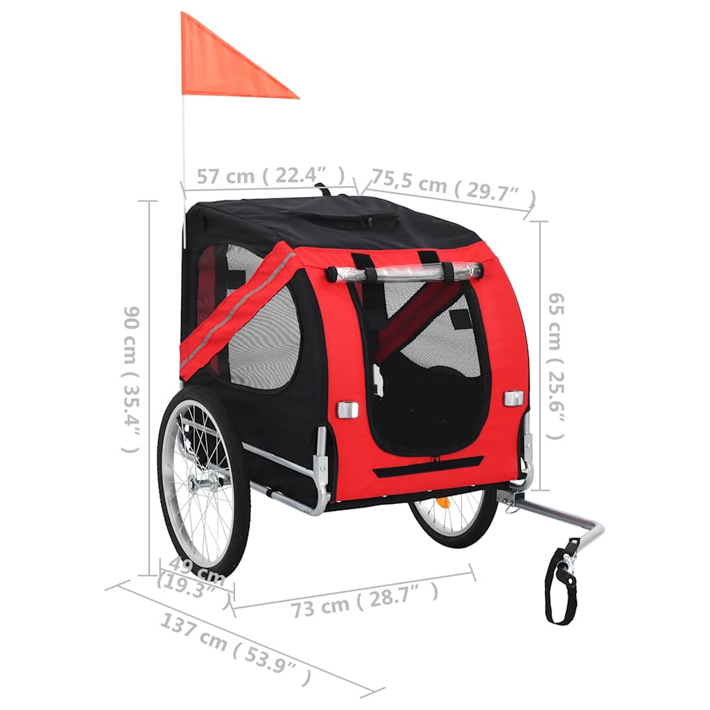 Hondenfietstrailer