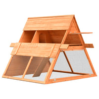 Konijnenhok 152X128X108 Cm Massief Grenen- En Vurenhout
