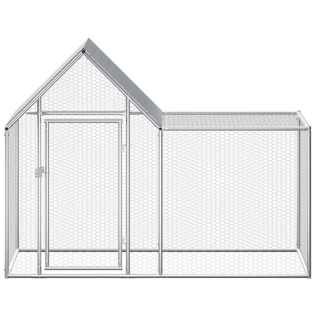 Kippenren 2X1X1,5 M Gegalvaniseerd Staal