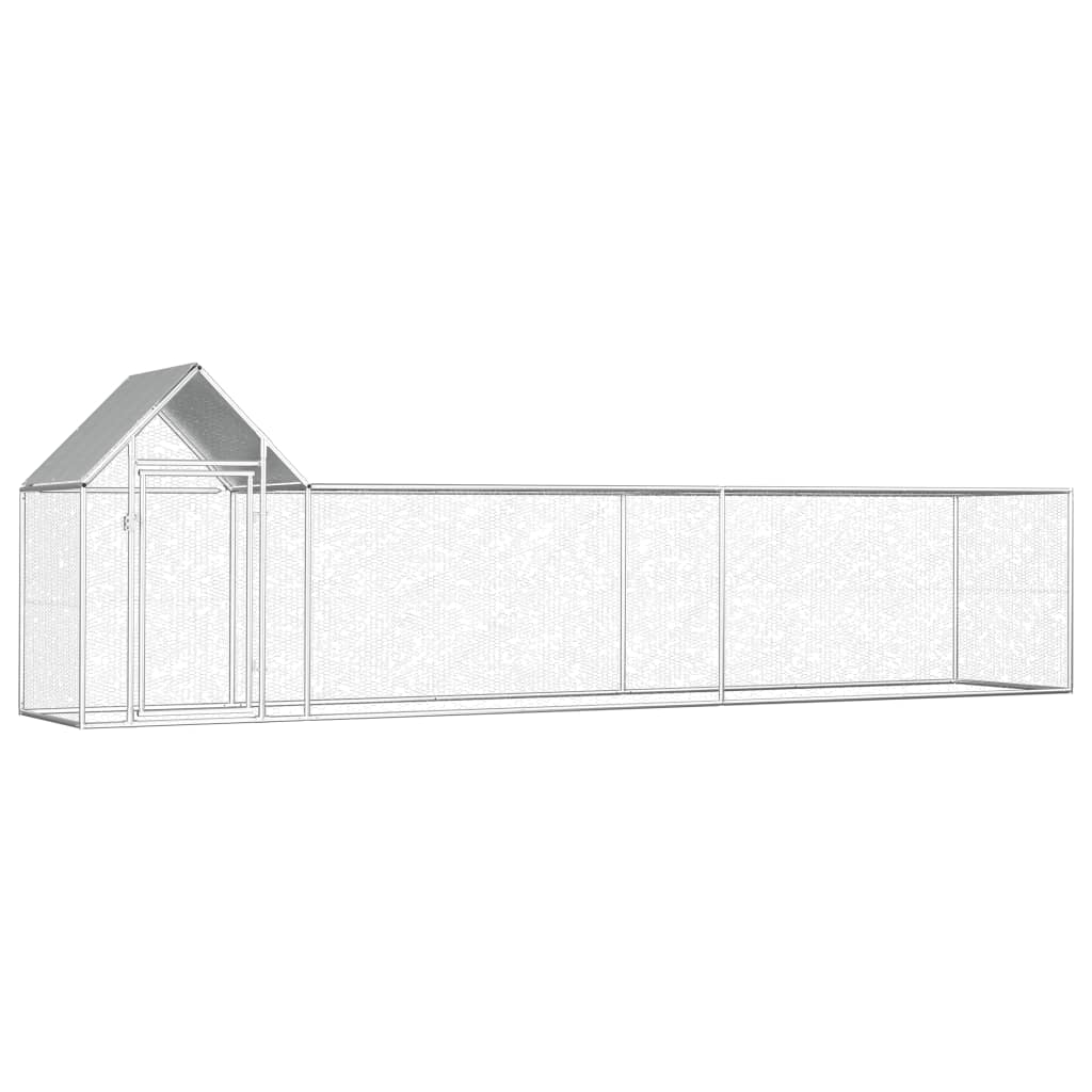 Kippenren 2X1X1,5 M Gegalvaniseerd Staal