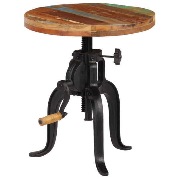Bijzettafel 45X(45-62) Cm En Gietijzer