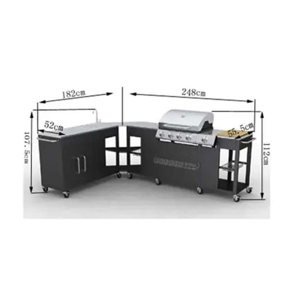 Buitenkeuken Missouri 4 Branders
