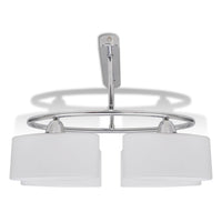 Plafondlamp Met Ellips Glazen Kapjes (4 X E14)
