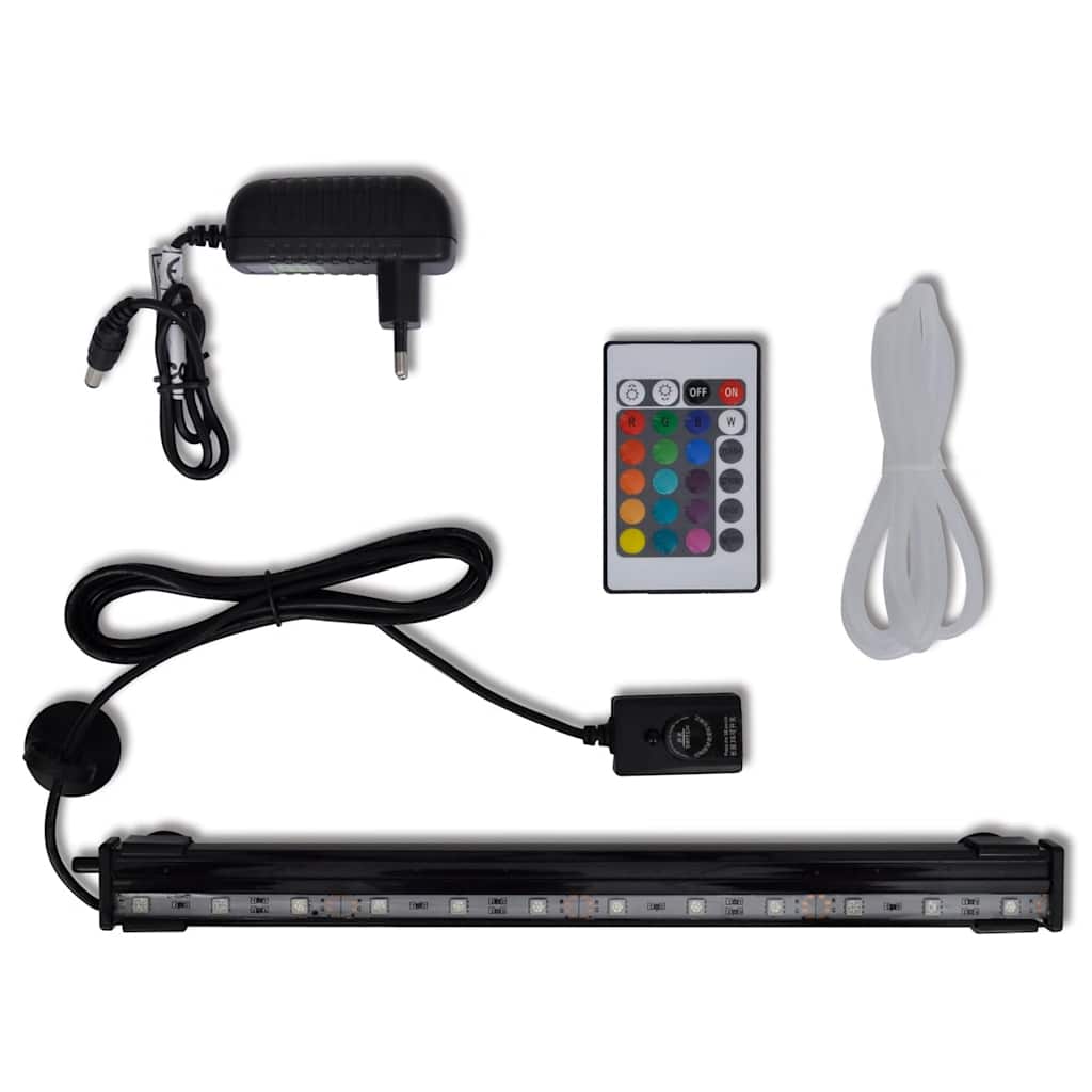 Led-Onderwaterlamp Voor Aquarium Met Bubbels Rgb 32 Cm