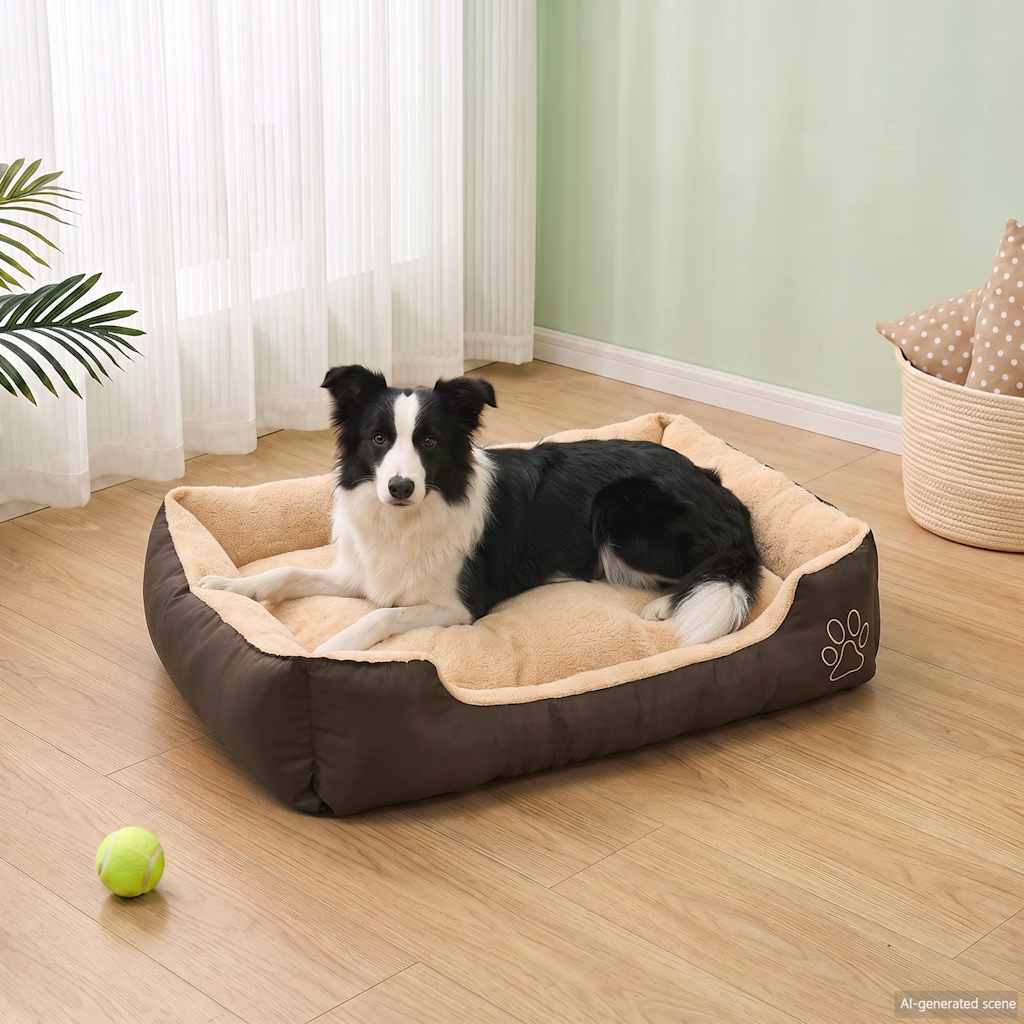 Hondenbed Bruin En