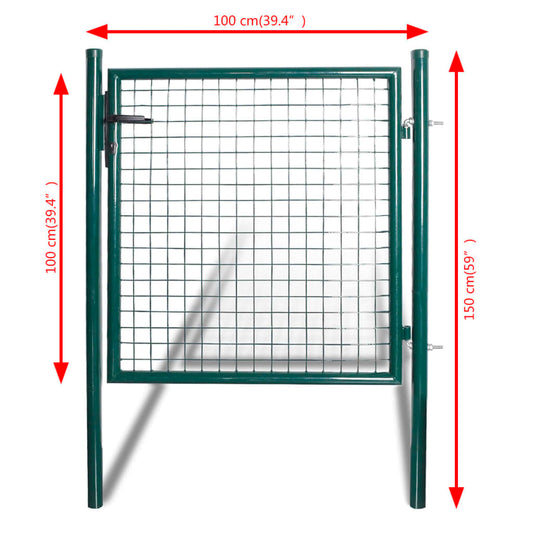 Enkele Deur 100X100 Cm Gepoedercoat Staal