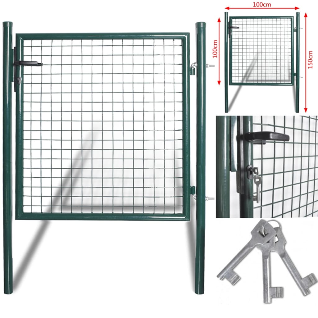 Enkele Deur 100X100 Cm Gepoedercoat Staal