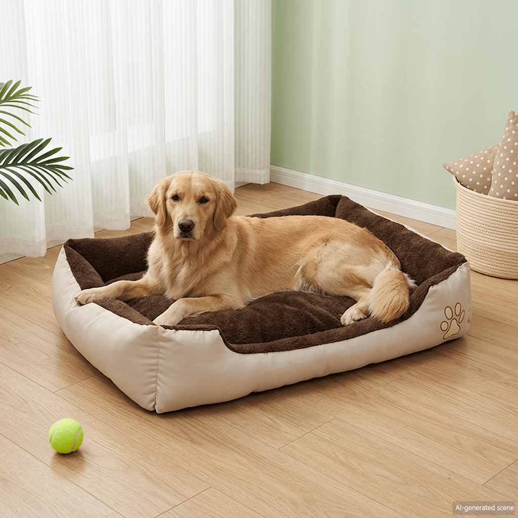 Hondenbed Bruin En