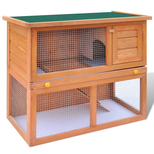 Buitenkonijnenhok Voor Kleine Huisdieren, 1 Deur, Hout