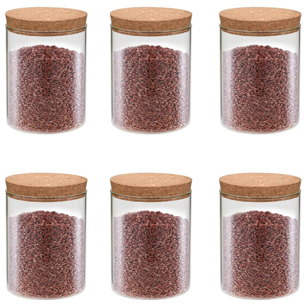 Opbergpotten Met Kurken Deksel 1400 Ml Glas