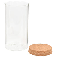 Opbergpotten Met Kurken Deksel 1400 Ml Glas
