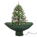 Kerstboom Sneeuwend Met Paraplubasis 75 Cm Groen