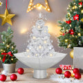 Kerstboom Sneeuwend Met Paraplubasis 75 Cm Wit
