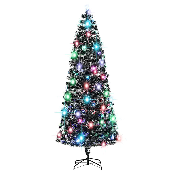 Kerstboom Met Led En Standaard 150 Cm Glasvezel Wit