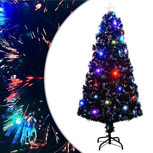 Kerstboom Met Led En Standaard 150 Cm Glasvezel Wit