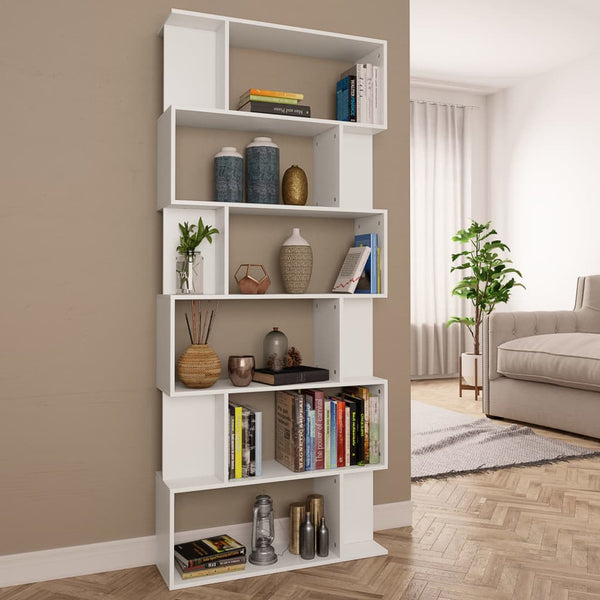Boekenkast/Kamerscherm 80X24X192 Cm Bewerkt Hout