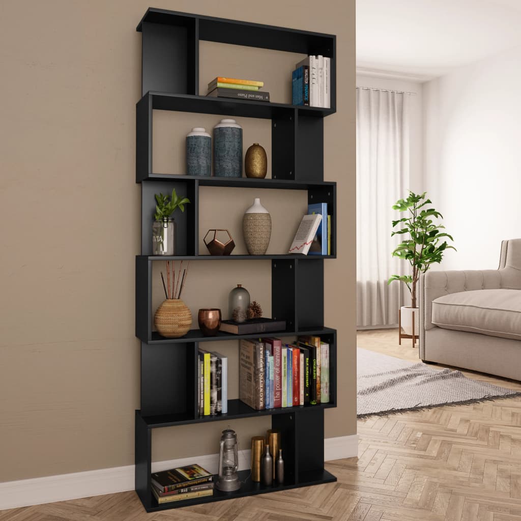 Boekenkast/Kamerscherm 80X24X192 Cm Bewerkt Hout