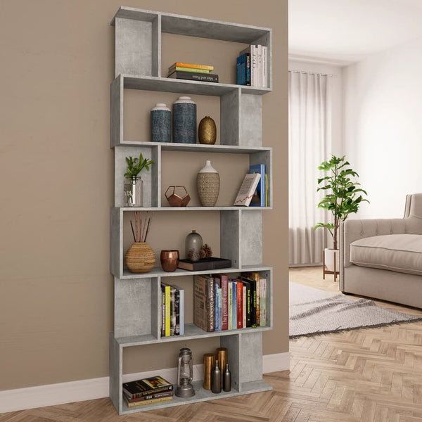 Boekenkast/Kamerscherm 80X24X192 Cm Bewerkt Hout