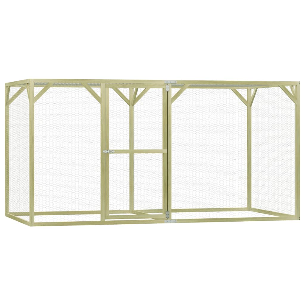 Kippenhok 1,5X3X1,5 M Geïmpregneerd Grenenhout