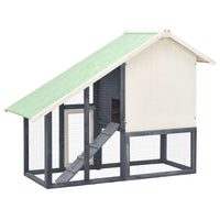 Konijnenhok 140X63X120 Cm Massief Vurenhout