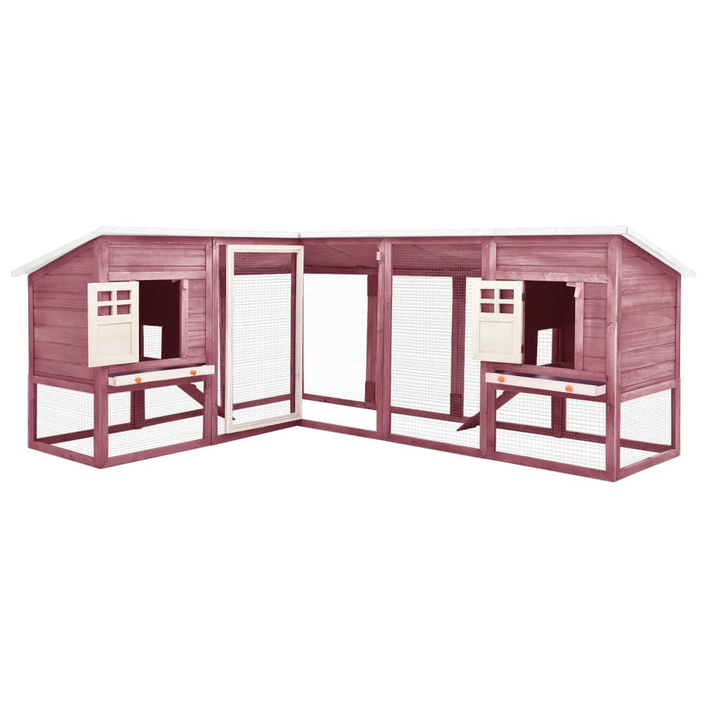 Konijnenhok Voor Buiten Met Ren Massief Vurenhout