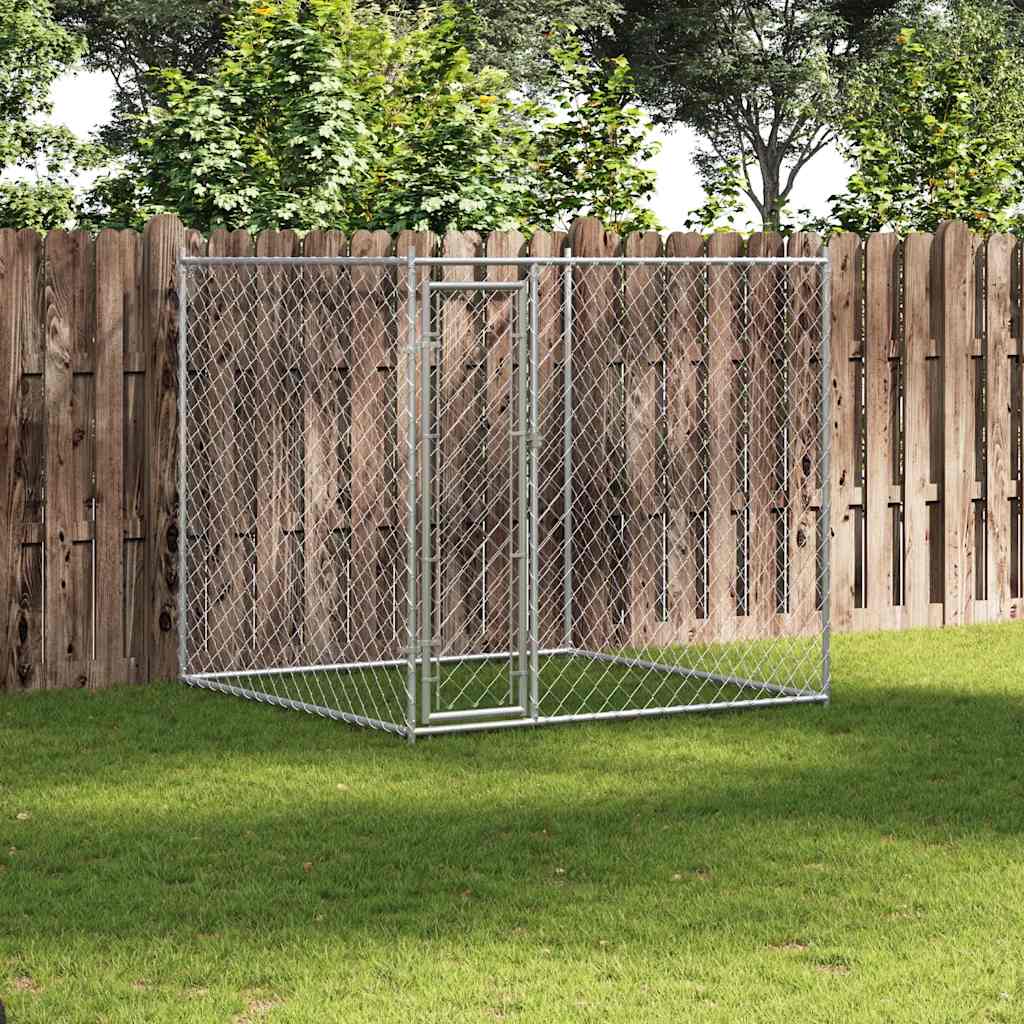 Hondenkennel Voor Buiten Met Dak 382X192X225 M
