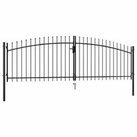 Dubbele Deur Hekpoort Woerden Met Speerpunt 400X199,5 Cm