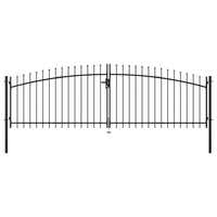 Dubbele Deur Hekpoort Woerden Met Speerpunt 400X199,5 Cm